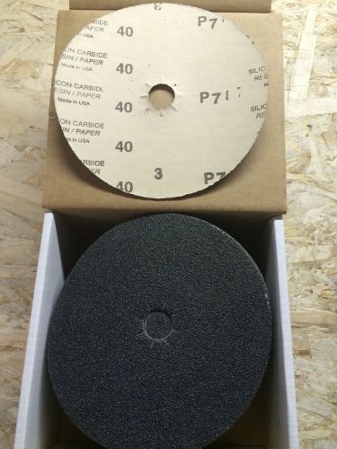 7&#034; x 5/16&#034; floor sanding edger discs silicon carbide (500 discs) any grits for sale