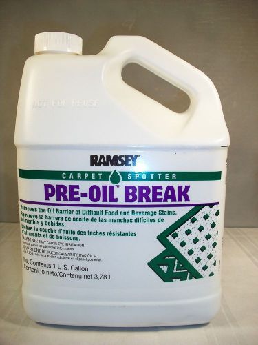 Ramsey pre-oil break carpet spotter and pre-spray - 1 gallon for sale