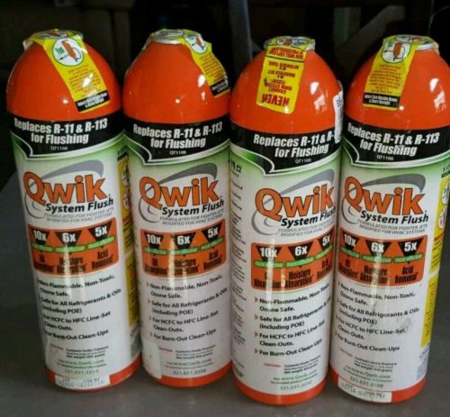 3 Cans of Qwik System Flush