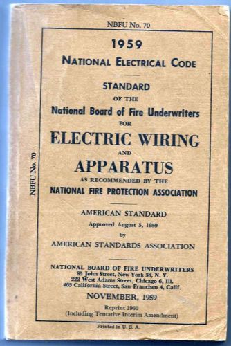 National Electrical Code 1959