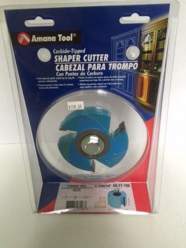 *NEW* Amana Tool A-27-106 Straight Cutter 4&#034; Diameter