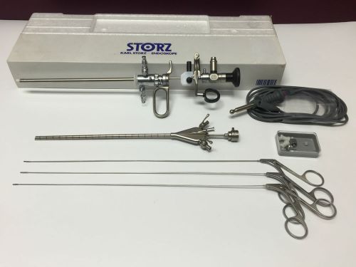 Storz 22fr hysteroscope with 12°scope, diameter 2.9 mm, length 30 cm &amp; more for sale