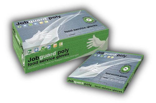 Case Of 10,000 Small Jobguard Poly Food Service Gloves