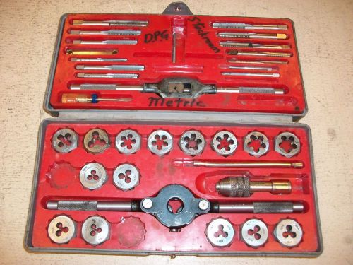 ** Vintage Craftsman 9-52095 Kromedge METRIC Tap &amp; Hexagon Die Set--- INCOMPLETE