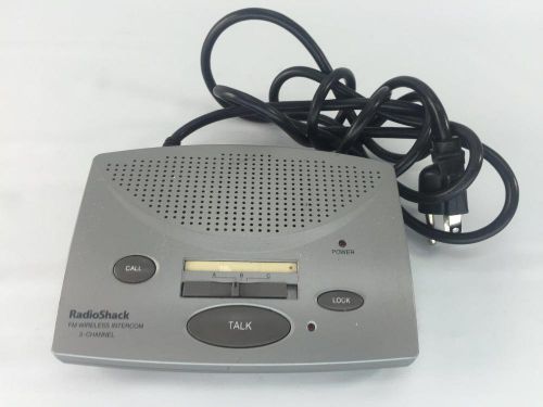 Radio Shack Intercom Model 43-3105A FM Wireless 3 Channel System