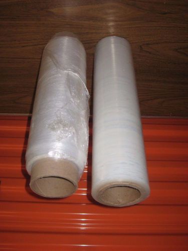 15&#034; and 18&#034; x 800 ft 80 gauge pallet wrap stretch film shrink hand wrap for sale