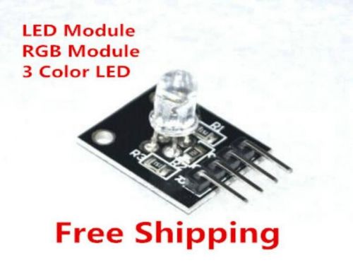 10PCS NEW RGB Module LED Module 3 color LED Module 5mm LED For arduino Free Ship