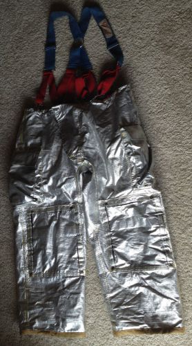 MORNING PRIDE Firefighter ARFF Turnout Bunker Pants 44 X 30 PROXIMITY GEAR NOMEX