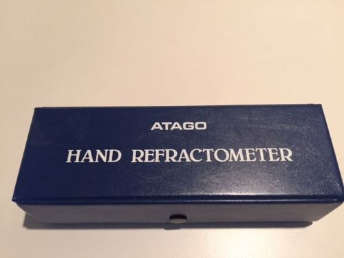New Atago Hand Refractormeter N-3