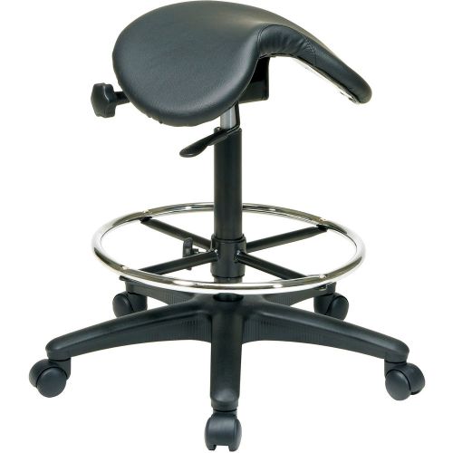 Office star products &#039;work smart&#039; backless drafting saddle seat stool for sale