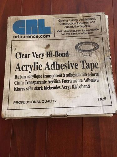 CRL Translucent .045&#034; x 3/4&#034; x 108&#039; Acrylic Very Hi-Bond Adhesive Tape
