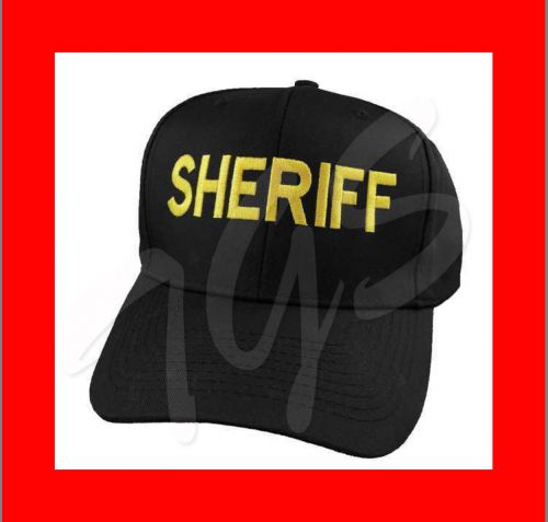 HEROS PRIDE 6785 Sheriff Hat, Brim, Black, Universal FREE SHIPPING!