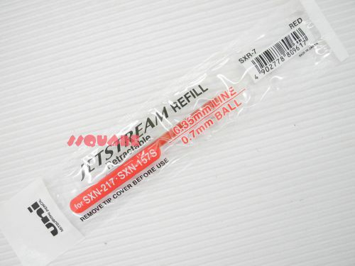 12 Refills for Uni-Ball Jetstream SXN-157 SXN-217 0.7mm Roller Ball Gel Pen, Red