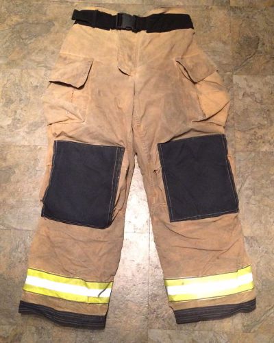 Firefighter Turnout/Bunker Pants w/ Belt - Globe G-Xtreme - 38 x 34 - 2011