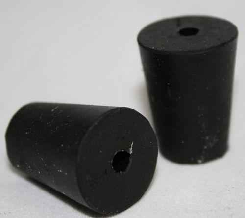 Rubber stoppers: one-hole: per pound: size 1: (~52 per lb.) for sale