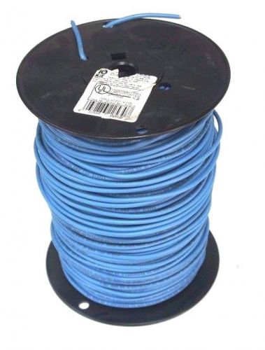 NEW HEWLETT BLUE 10 AWG SOLID COPPER WIRE E23919 THWN-2 OR THHN OR AWM 500FT