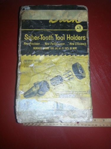 Buck r 8 saber tooth tool holders machinist lathe mill r8 shank for bridgeport for sale