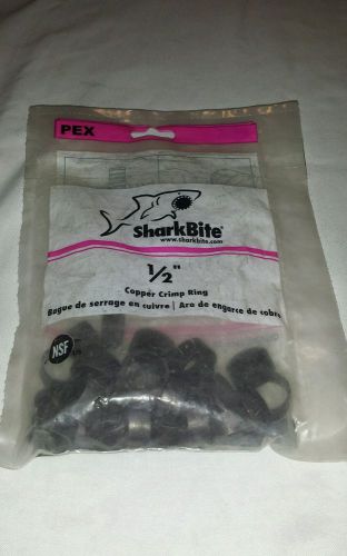 SharkBite 23102CP25 Crimp Rings, 1/2-Inch