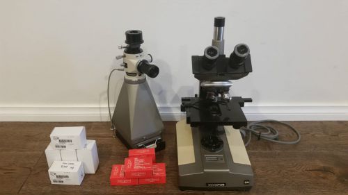 Olympus BHB BH B microscope + extras