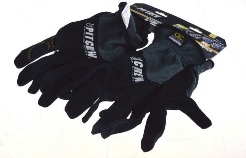 New CLC Pit Crew Performance Mechanics Gloves Value Pack - Size XL - Black