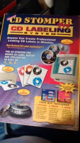 CD Stomper Pro CD DVD Labeling System Labels New