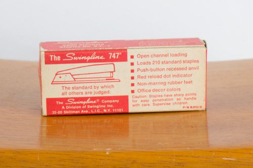 Vintage Swingline Standard Staples Box With Staples - Free Shipping