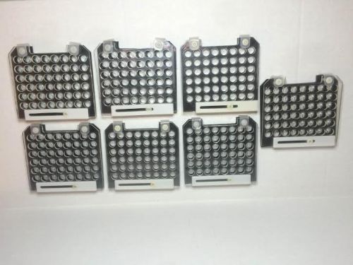 Lot of 7 Unknown Brand Micro Well Plate Inserts (?) w/hinges FOR LABORATORY