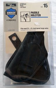 Uncle Mikes Sidekick Paddle Holster #15 3 3/4&#034; - 4 1/2&#034; bbl Large Autos