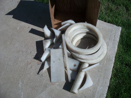 Box White Nylon Miscellaneous Rings Odd Pieces Manufacturing Supplies 13 lbs
