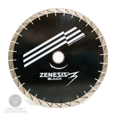 16 Inch Zenesis  Black 3 Silent Core Bridge Saw Diamond Blade  25mm