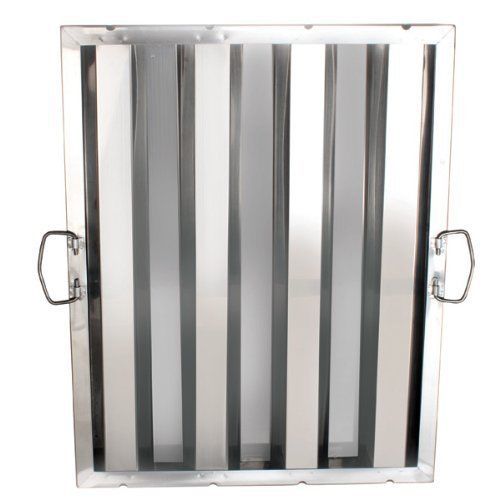 (6) FILTER STAINLESS HOOD GREASE FILTERS DIFFERENT SIZES (16&#034; X 20&#034;)TSLHF1620-6