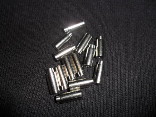 100 Spacers Round Swage Brass ASTM B16 Nickel 3.81mm 6.35mm 15.37mm  547-9658-02