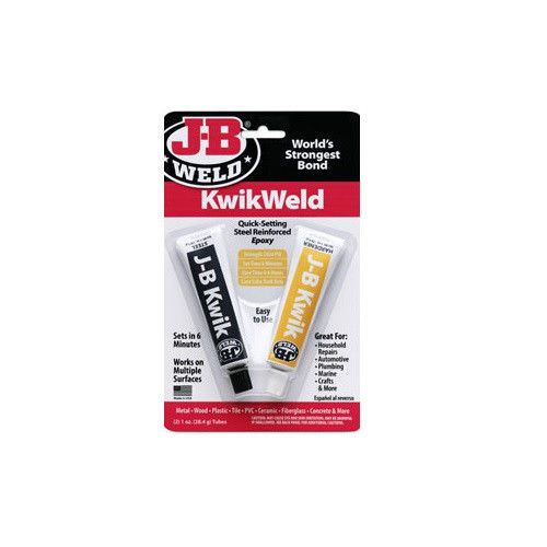J-b jb weld kwik adhesive epoxy 1oz tubes #8276 for sale
