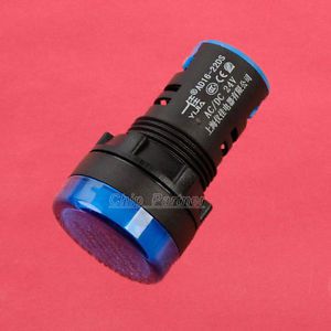 24V Blue LED Indicator Pilot Signal Light Lamp