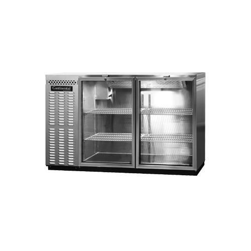 Continental Refrigerator BBUC50-SS-GD Back Bar Cabinet, Refrigerated
