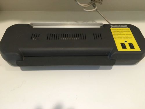Used pl135-4 13-1/2&#034; thermal pouch laminator banner america for sale