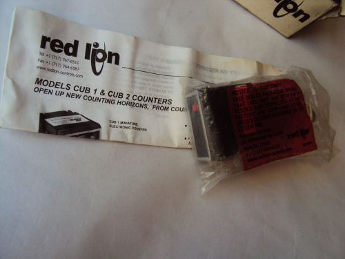 NEW ! RED LION CUB 1000008045 MINIATURE ELECTRIC COUNTER CUB1