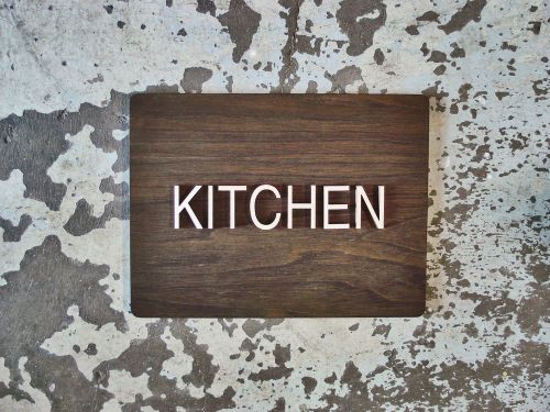 Kitchen Office Business Sign - Modern Office Interior Decor - 6&#034;x8&#034;