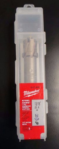 Milwaukee 49-57-8081 Steel Harg 1pc Carbide Tooth Cutter 13/16&#034;