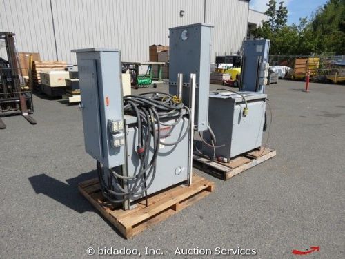Lot (2) ge transformer electrical panel wiring sub station 75kva 3ph substation for sale
