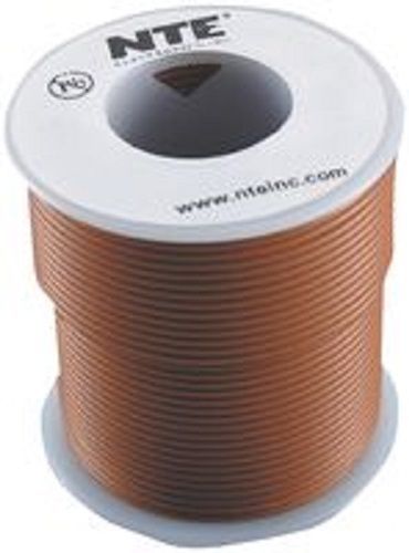 NTE WA08-01-10 Hook Up Wire Automotive Type 8 Gauge Stranded 10 FT BROWN