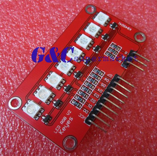 5pcs Full Color LED Module LED SCM Printed Circuit Board Module 5050 AVR M68
