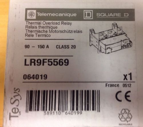 Square D  Telemecanique LR9F5569 600 VAC 90-150 AMPS Thermal Overload Relay
