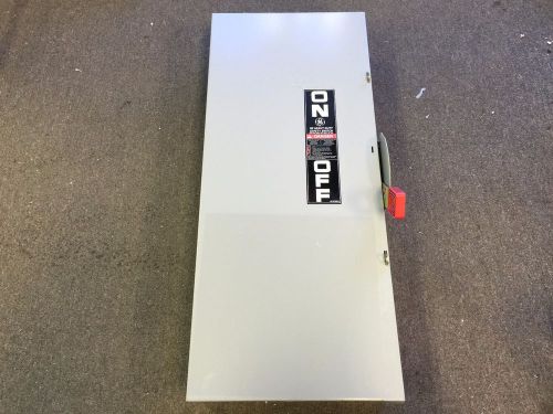 General electric ge heavy duty safety switch 200 amp 600v thn3364 non fused for sale