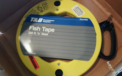 T&amp;B Steel Fish Tape 200 ft  1/8”