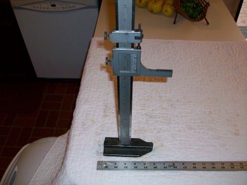 18&#034; L. S. Starrett Co. Vertical Cliper Micrometer  Vernier Height Gage 21 1/2&#034;