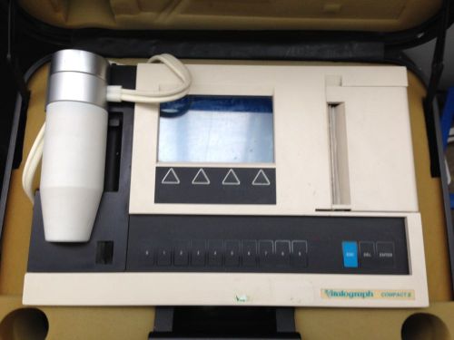 VITALOGRAPH Compact Desktop Spirometer /Portable Spirometry/Complete/Carry Case