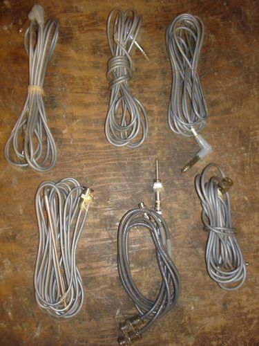 VARIOUS LOT OF 6 SWITCHCRAFT PROBES WITH VARIOUS BNC CONNECTORS