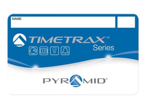 Pyramid Badges 51-100 - Magnetic stripe card - for Pyramid TimeTrax EZ Eth 41304