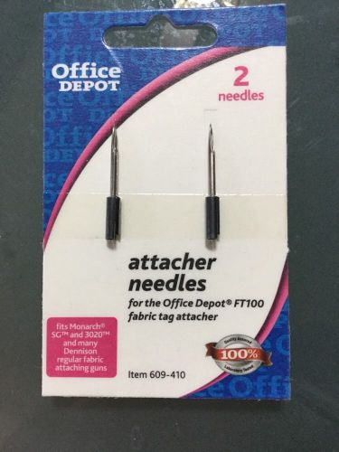 FT100 Office Depot Attacher Needles Fabric Tag Attacher - 2 Pack